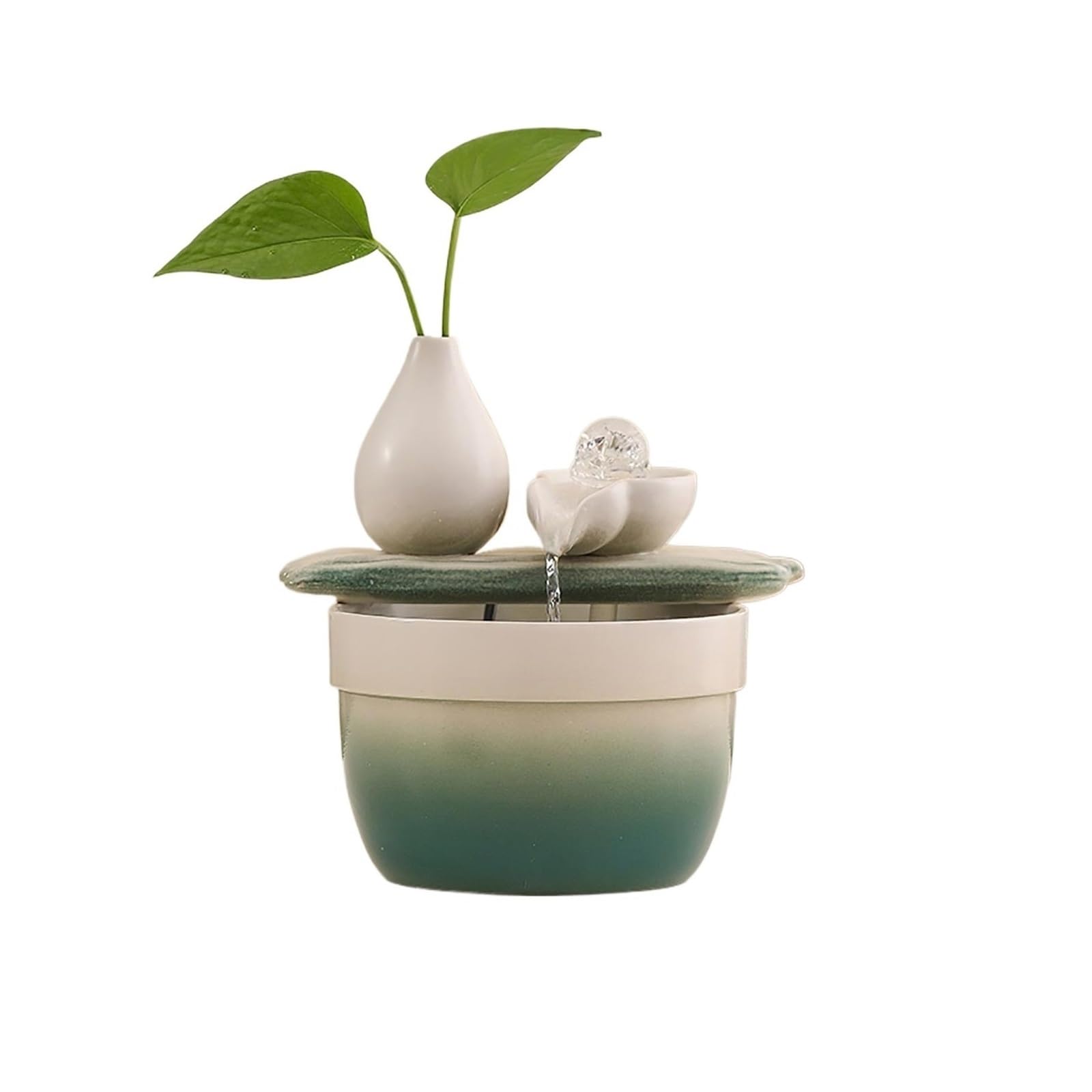 Water Feature Small Waterfall Fountain Indoor Tabletop Water Feature for Home Decor Indoor Fountains