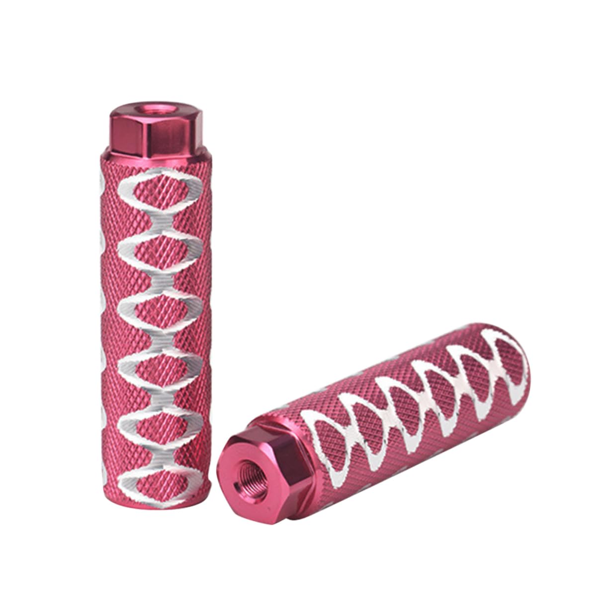 HEMOTON Rear Foot Pedal Alloy Peg Pedal for Mountain Bike Bike Cycling Rear Pegs Sturdy Cylinder Seat Aluminum Alloy