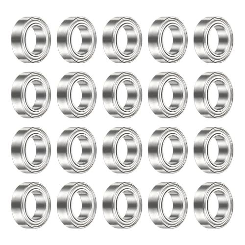 Image of sourcing map MR106ZZ Deep Groove Ball Bearing 6mmx10mmx3mmm 20Pcs