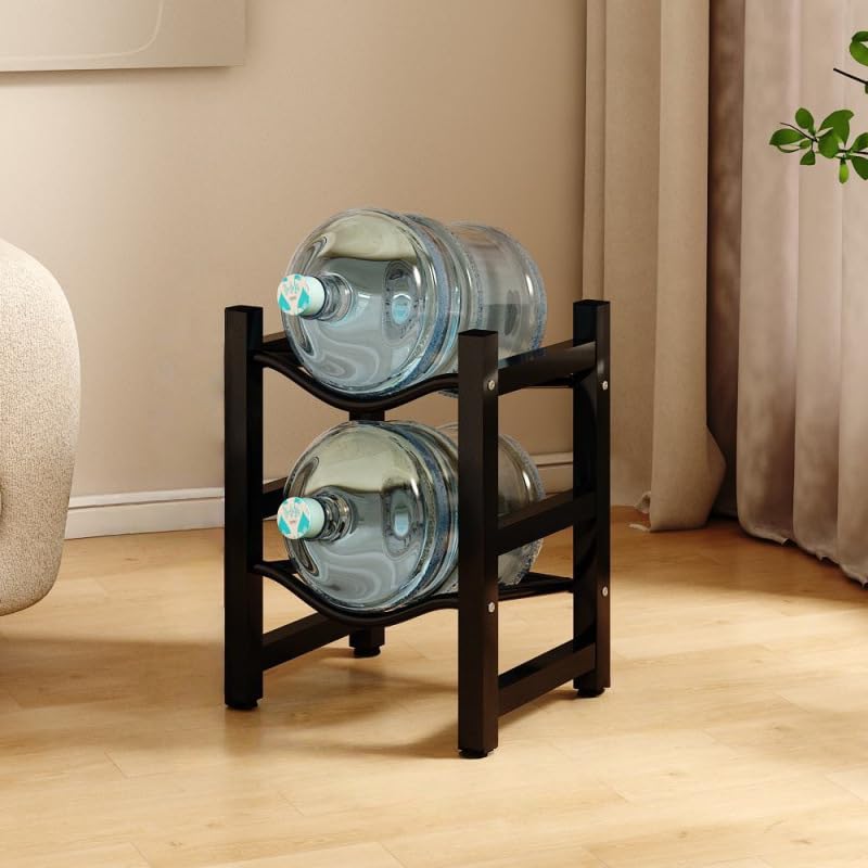 Estante para jarra de agua, soporte dispensador resistente para oficina, hogar y organización de almacenamiento de cocina