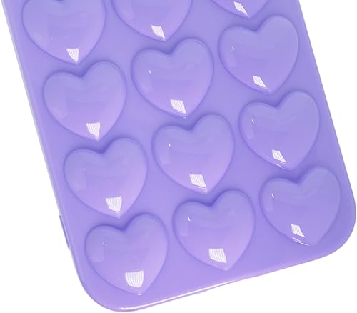 Miniatura 5 de DMaos Funda para iPhone 13 Mini para mujer, funda de gel Kawaii con forma de corazón de burbujas para reventar 3D, linda figura femenina para iPhone