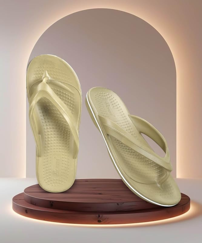 Image of Paragon EVK1129G Men Stylish Lightweight Water Resistant Flipflops | Comfortable with Anti Skid Soles | Casual & Trendy Slippers | Indoor & Outdoor