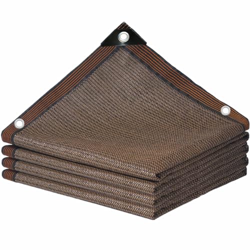Filet d’ombrage rectangulaire 2mx4m brun avec protection solaire 85% - 2