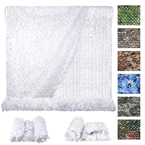 Sposuit Camo Netting for Hunting Blinds, Premium Camo Net Bulk Roll, Camouflage Netting for Army Shooting Party Decorations