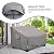 BOLTLINK Outdoor Patio Furniture Covers Waterproof ,Durable 3-Seater Sofa Cover Fits up to 76W x 32.5D x 33H inches