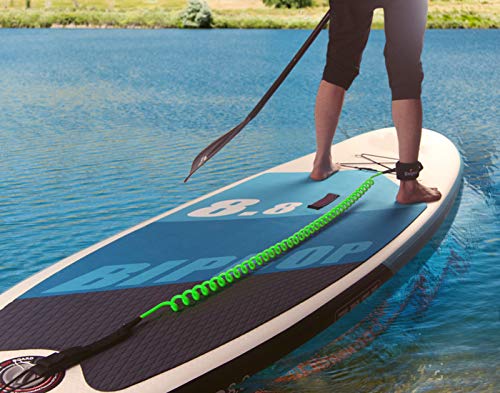 image for Unigear Premium SUP Leash 10' Coiled Stand Up Paddle Board Surfboard L