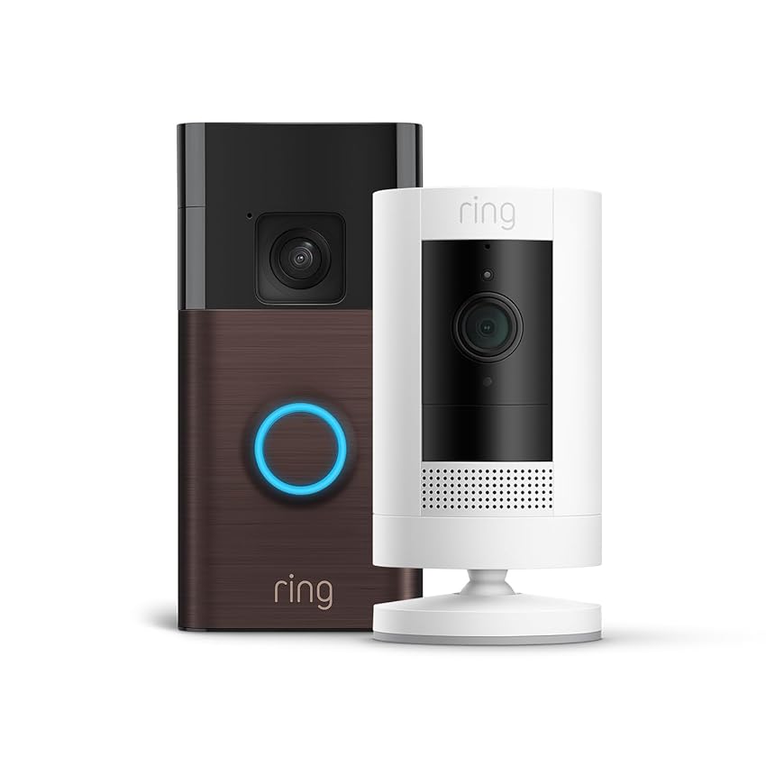 Ring videocitofono a batteria (Battery Video Doorbell) Con Videocamera esterna a batteria | Installazione semplice fai-da-te (5 min.) | Ring Protect: 30 gg. prova gratuita