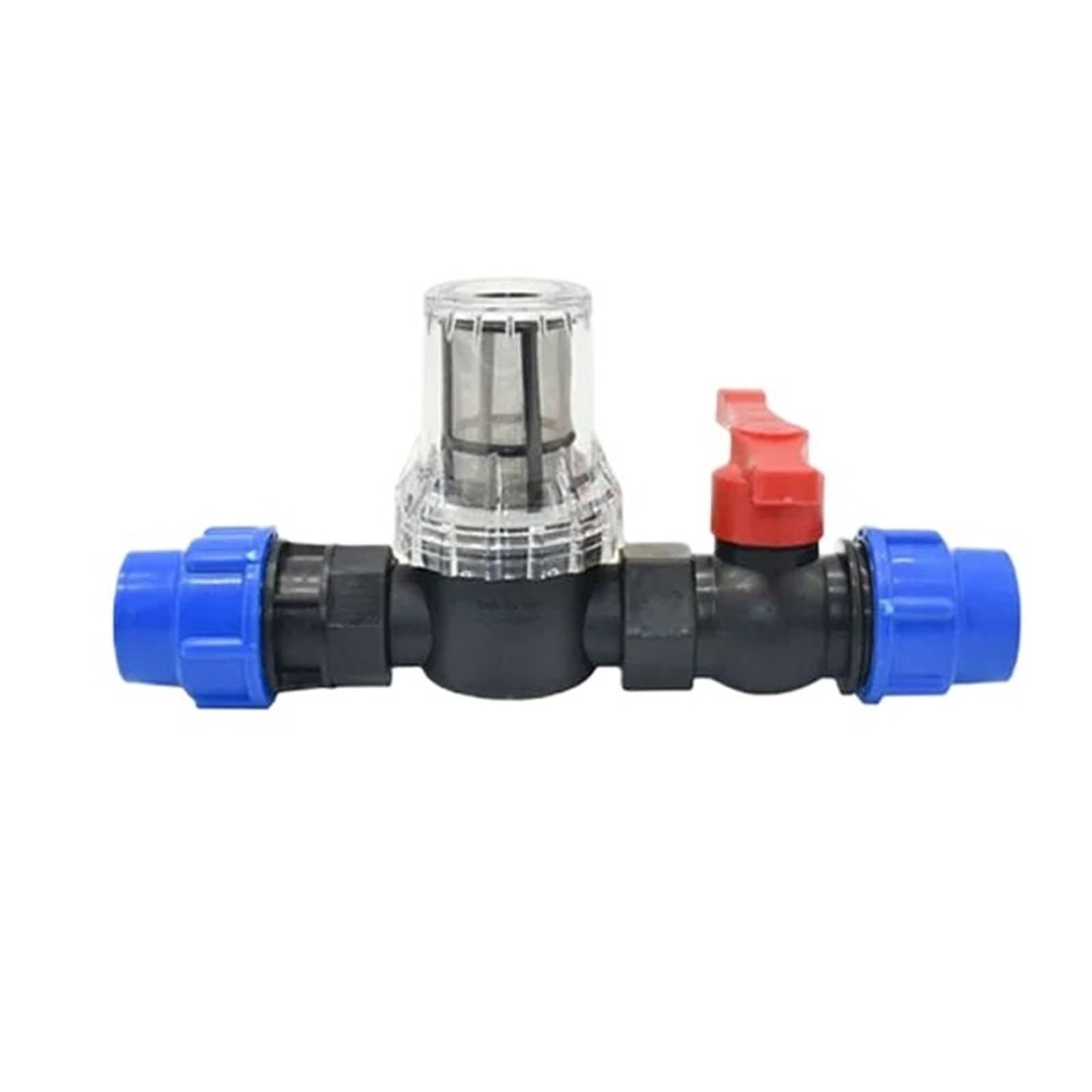 25mm 32mm Tubo in PE Connettore rapido Rubinetto Filtro Valvola acqua Raccordo for tubo in plastica Farm Outdoor Secchio di raccolta acqua piovana(32-A)