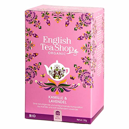 English Tea Shop Organic Chamomile & Lavender - 20 Tea Bag Sachets, 30 g BR394196
