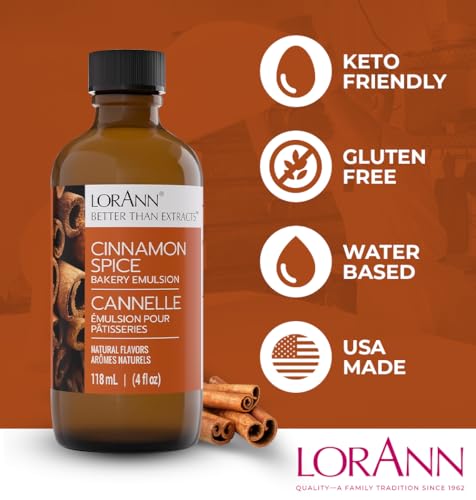 Image of LorAnn Oils Cinnamon Spice Emulsion & Flavoring For Baking