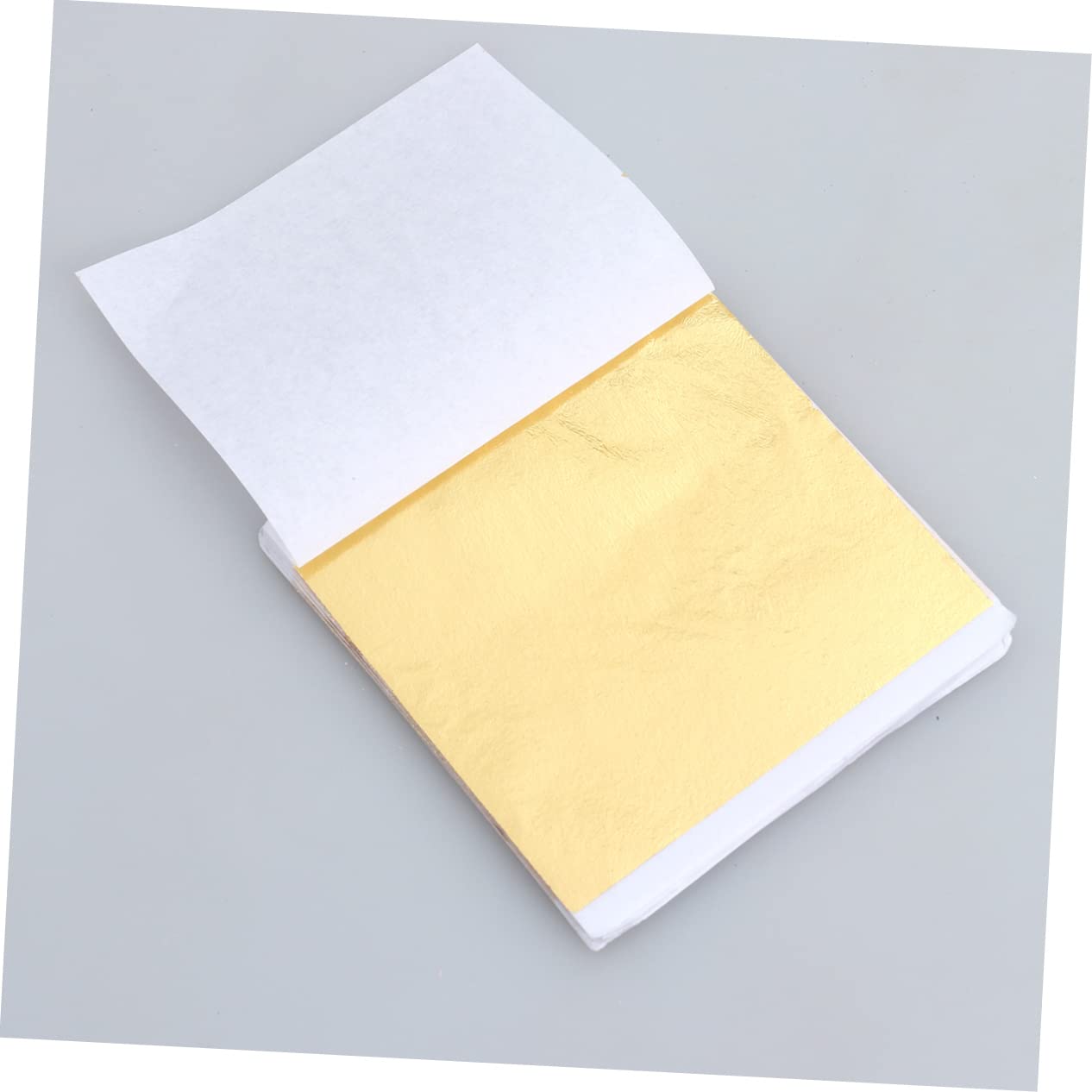 LALAFINA 300pcs Shiny Art Foil Paper Sheets Imitation Leaf 9x9cm Enhance Your Decor