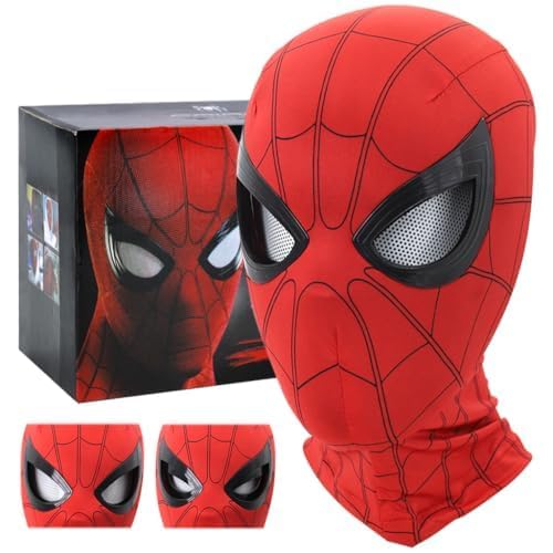 Image of SHOPOGENIX Kids Superhero Mask Costume - Full Face Stretchable Cosplay with Breathable Mesh Eyes | Halloween, Birthday Party, Fancy Dress & Role Play Costume for Boys & Girls