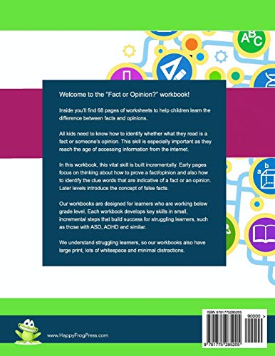 Fact or Opinion Workbook: Reading Comprehension Skill Builders - Image 2