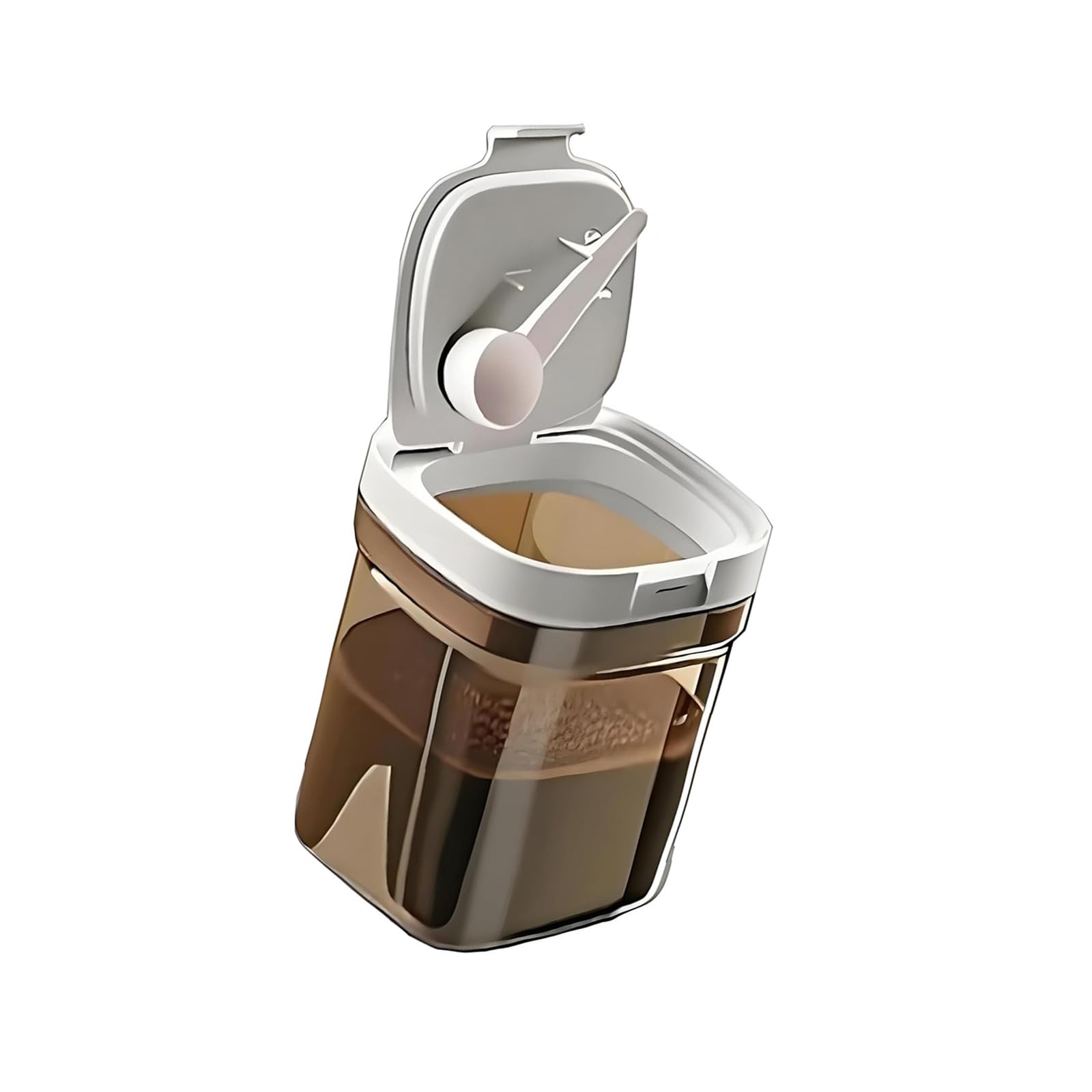 Tsophreniq Storage Container with Builts in Spoon for Dry Food Kitchen Organization and Easy Access Dry Food Storage Containers