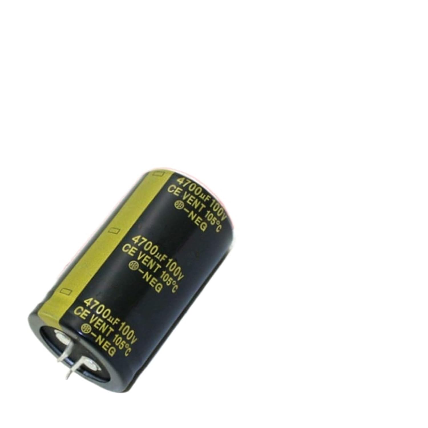 2-5Pcs Audio Electrolytic Capacitor 100V4700UF 100V 4700UF 30 * 50MM for Audio HiFi Amplifier High Frequency Low Speaker(2PCS)