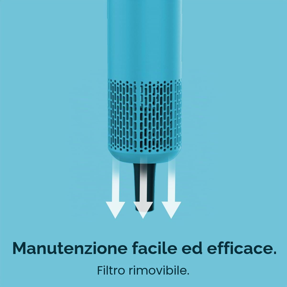Cecotec Asciugacapelli Ionicare Rockstar Style Blue. Compatto E Leggero 1500W Con Motore Brushless, 110.000 Rpm, Generatore Di Ioni, Impostazioni Temperatura E Velocità, Design Portatile