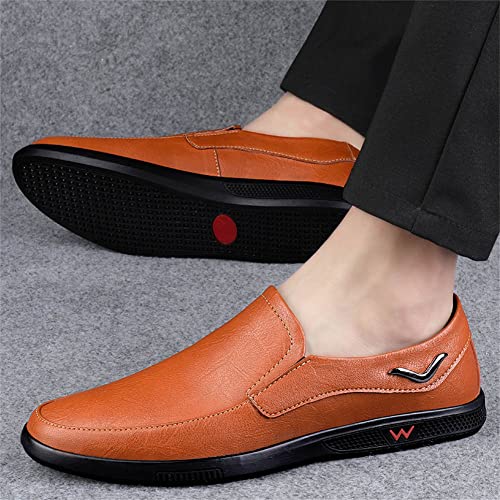 GEXECEUSS Men's Loafers Lightweight Driving Shoes Slip On Casual Penny Loafers Moccasin Flats Boat Shoes Anti-Slip Walking Shoes4