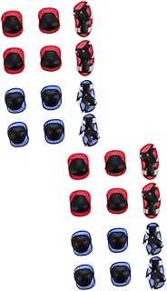 Sosoport 4 Conjuntos De Equipamentos De Patinação Infantil Joelheiras Joelheiras Para Crianças Joelheiras Para Bicicleta Esportiva Protetor De Joelho Joelheiras Esportivas Joelheiras