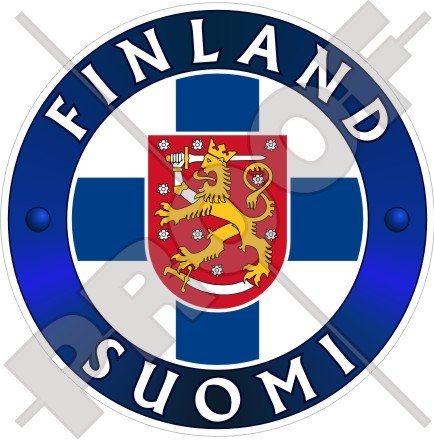 De Vlag van Fiand stock afbeelding. Image of meer, middag - 43347159