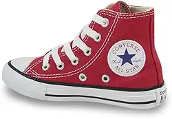 Tênis Chuck Taylor All Star Infantil Cano Alto Vermelho Converse CK0004 Tamanho:33