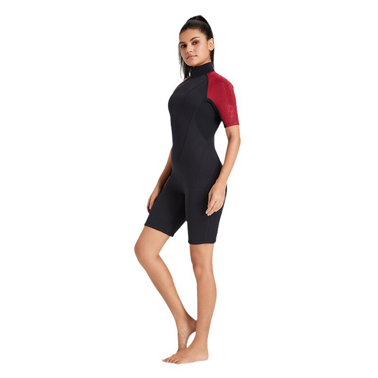 FAXIOAWA Shorty 3mm Muta in Neoprene Elasticizzato One Piece Dive Skin UPF50+ Costumi da Bagno Termici per Surf Nuoto Snorkeling Immersioni subacquee