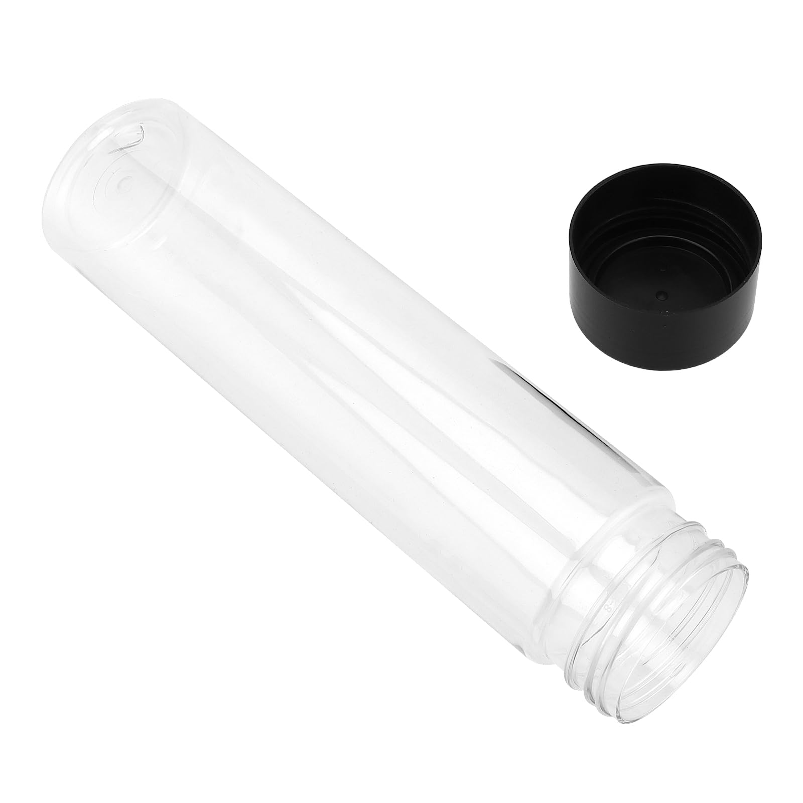 KEILEOHO 30 Pièces Bouteilles de Jus en Plastique Transparent, 350 ML, Bouteilles à Boisson Vides pour Smoothie avec Couvercles pour Boissons Maison au Lait et Au Jus d'eau