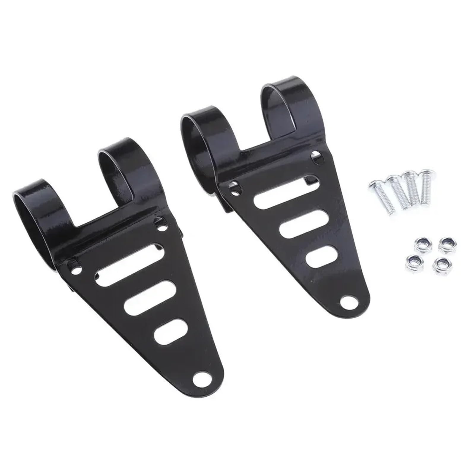 1 Pair Universal Motorcycle Headlight Brackets with Mounting Parts Refitted HeadLamp Holder 41-43mm headlamp Bracket
