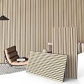 JISUO 2 Pack Acoustic Wood Panels for Wall and Ceiling, 47.2" x 23.6" Wood Slat Wall Panel for Noise Reduction, Decorative Sound Proof Paneling for Office Studio Home Theater Kitchen Island, Oak