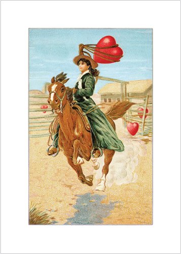 Lucca Paperworks Cowgirl Love Card, 5x7 (1)