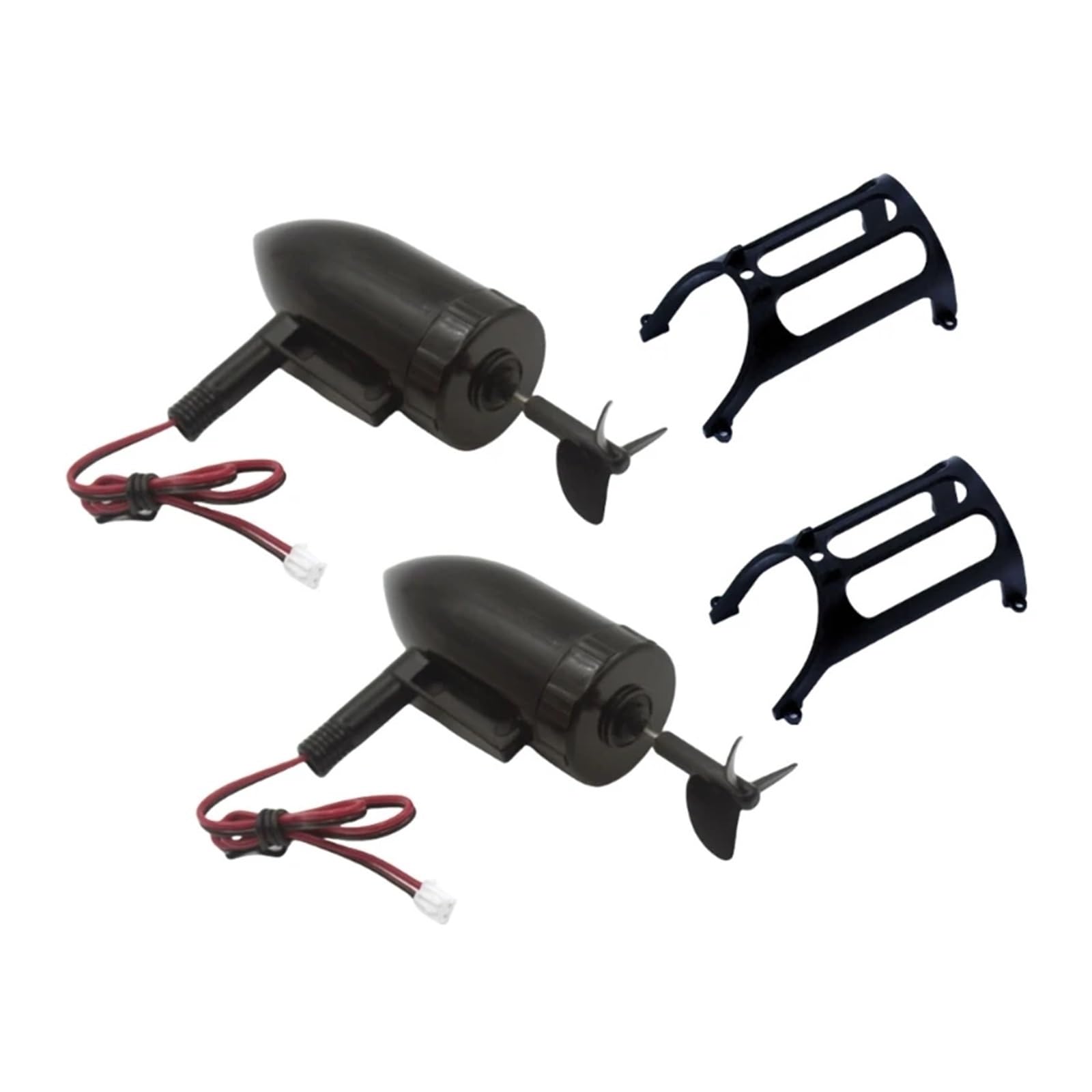 2 propulsores for Barco de Cebo, hélices Motor subacuático, Accesorios for , Kits modificados for Bricolaje for Pesca 2011-5(Set)