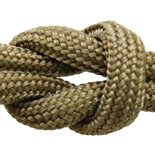 MilSpec Paracord Desert Tan 499, 110 ft. Hank, Military Survival Braided Parachute 550