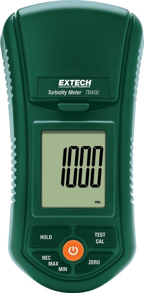 Turbidímetro (0 a 1000 NTU) | Analizador nefelométrico de turbidez portátil para laboratorios, agua municipal y pruebas en campo | Modelo: TB400