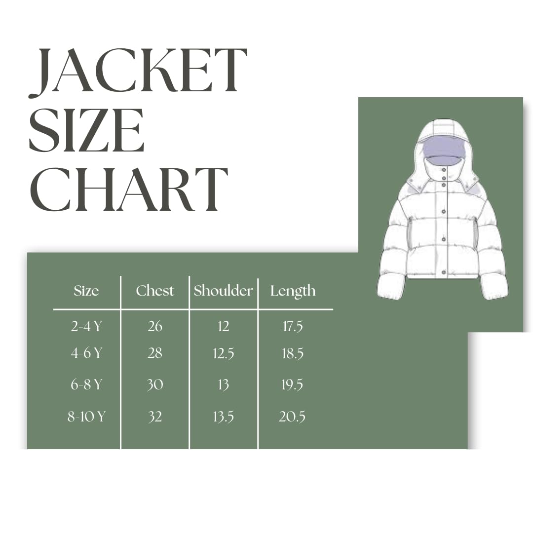 Kids Cut-N-Sew Hooded Fur Lined Winter Jacket with 2 Front Pockets Kids Cut-N-Sew Hooded Fur Lined Winter Jacket with 2 Front Pockets