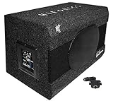 15 x 23 cm (6 x 9) Aktiv-Single-Bassreflex; Belastbarkeit: 150 W RMS / 300 W max.; LP 50 - 150 Hz; Phase Shift 0°/180°; Bass Boost 0 - 12 dB @ 45 Hz; Subsonic 25 Hz fix; Automatische Einschaltfunktion; Hochpegel-Eingänge; RCA Eingänge; Basspegel-Kabelfernbedienung mit Beleuchtung; Abziehbare Anschlüsse; Abmessungen: 45,5 x 28,5 x 27/23 cm