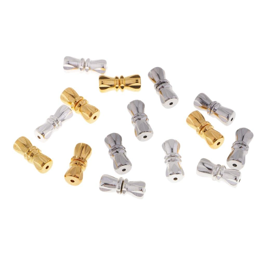 Colgante 2X 15 Cierre de Tornillo para Collares y Pulseras Fabricación de Joyas