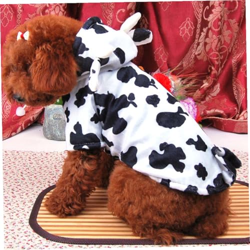 Disfraz para perro vaca talla M diseño 3D miniatura 6