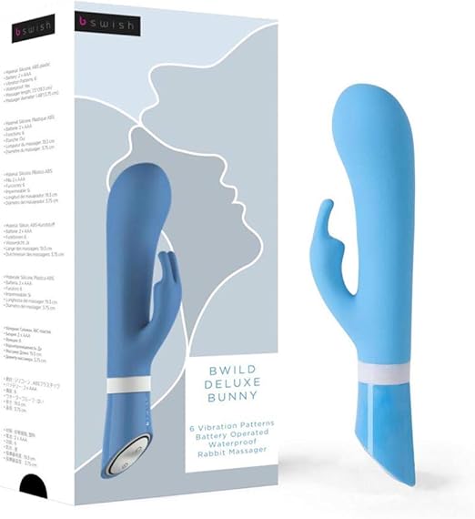 Bswish BWild Deluxe Bunny Vibrador Doble, 19.3 cm x 3.75 cm ...