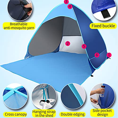 Carpa automática plegable para camping y playa miniatura 4
