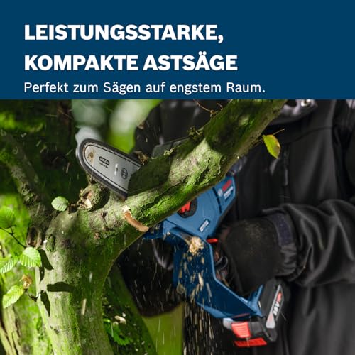 Bosch Professional 18V System Astsäge GKE 18V-20 (bis zu 350 Schnitte pro Akku-Ladung, Schneiden bis 18 cm,...