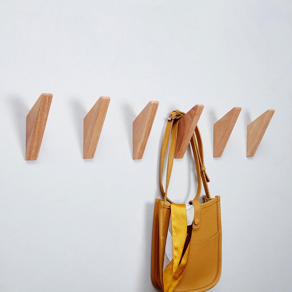 Gancho de madera de nogal negro natural para llaves de pared, gancho decorativo para ropa, bata, bolso, bufanda, toalla, gancho decorativo para el hogar, nogal negro, 1