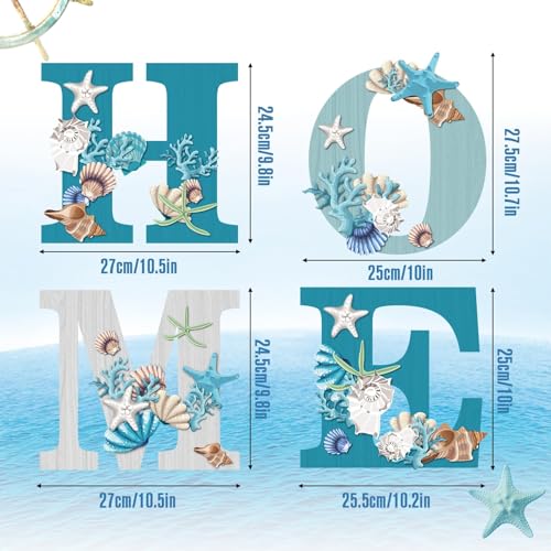 4pcswoodhomesigncoastalbeachwalldecorbeachstylesignsbluestarfishandshellwalldecorbeachthemesignforhomelettershangingwalldecorartsignsforlivingroomkitchenbedroomdecor Urban Country Home Decor 4 pcs wood home sign coastal beach wall decor beach style signs blue starfish and shell wall decor beach theme sign for home letters hanging wall decor art signs for living room kitchen bedroom decor urban country home decor