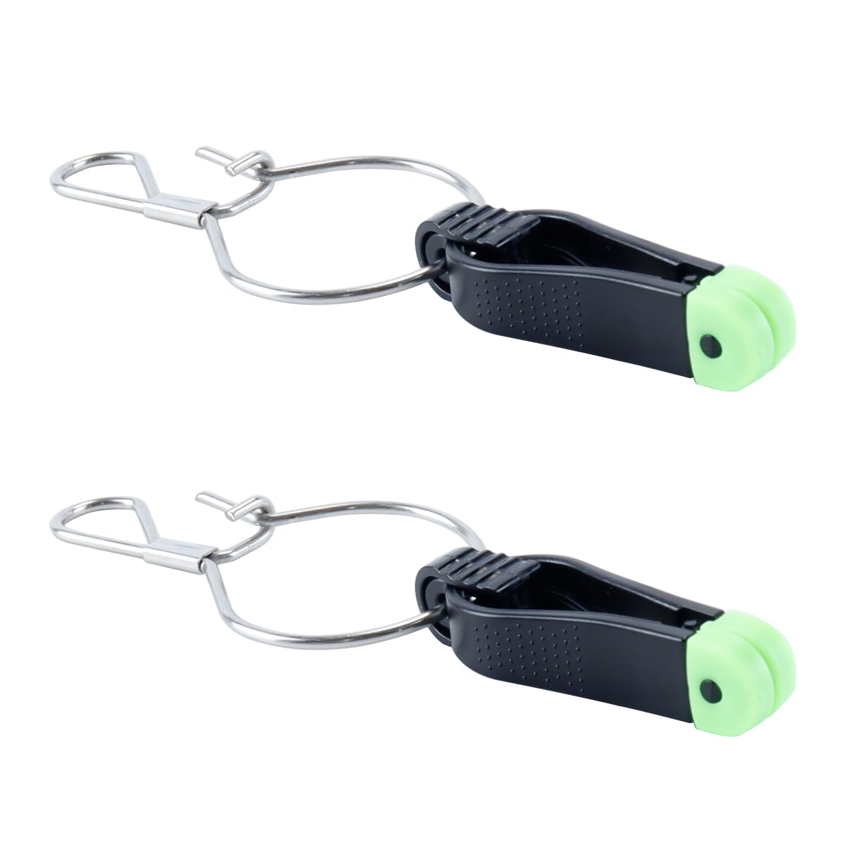 POFET 5 clips de liberación de downrigger, agarre ajustable con clip de liberación de 10 cm y broches de línea larga
