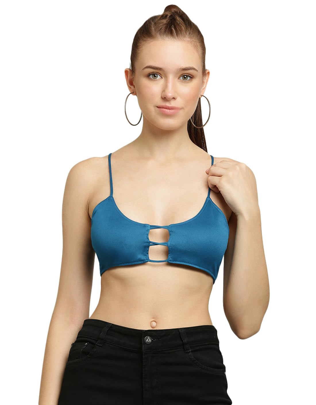 Blinkee Women Strappy Mini Crop Top