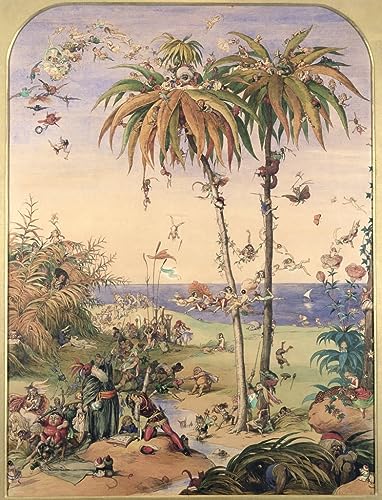 Peinture Poster l'arbre enchanté Richard Doyle pour raviver un mur vide 60x90