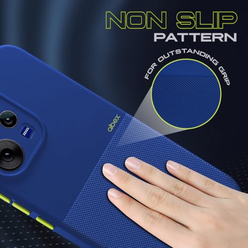 Image of AIBEX Premium Back Cover Case Compatible for Vivo V70 5G / Vivo V70 Elite 5G| Scratch & Drop Tested Shockproof Matte Texture Case with Soft Microfibre Lining | Slim Fit Cover with Anti-Scratch - Blue