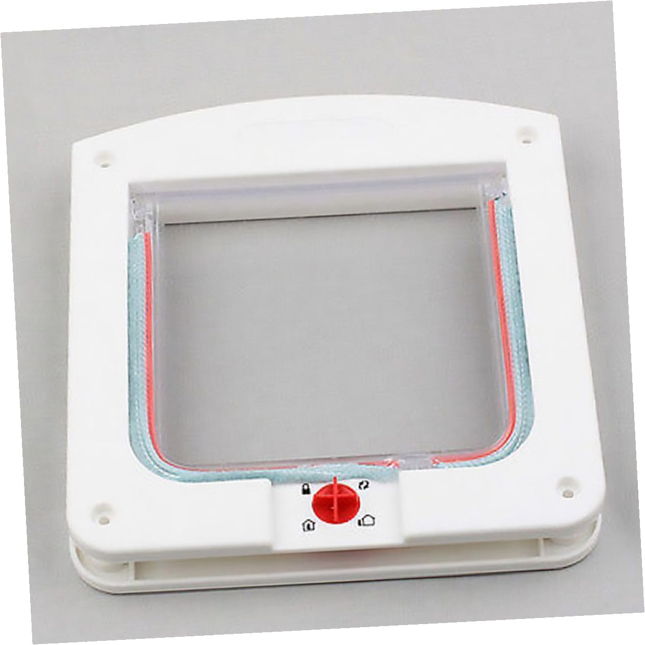 Chatière pour Chat et Petit Chien 2pcs Interrupteur Contrôle, Facile à Installer, Matériau Abs Résistant la Corrosion, pour Maison Sécurisée