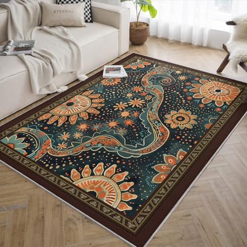 Chambre bohème transformée grâce à ce tapis coloré et doux - 4