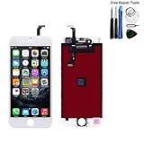 LCD Touch Screen Digitizer Frame Assembly Full Set LCD Touch Screen Replacement for iPhone 6 (4.7 inch) (White)