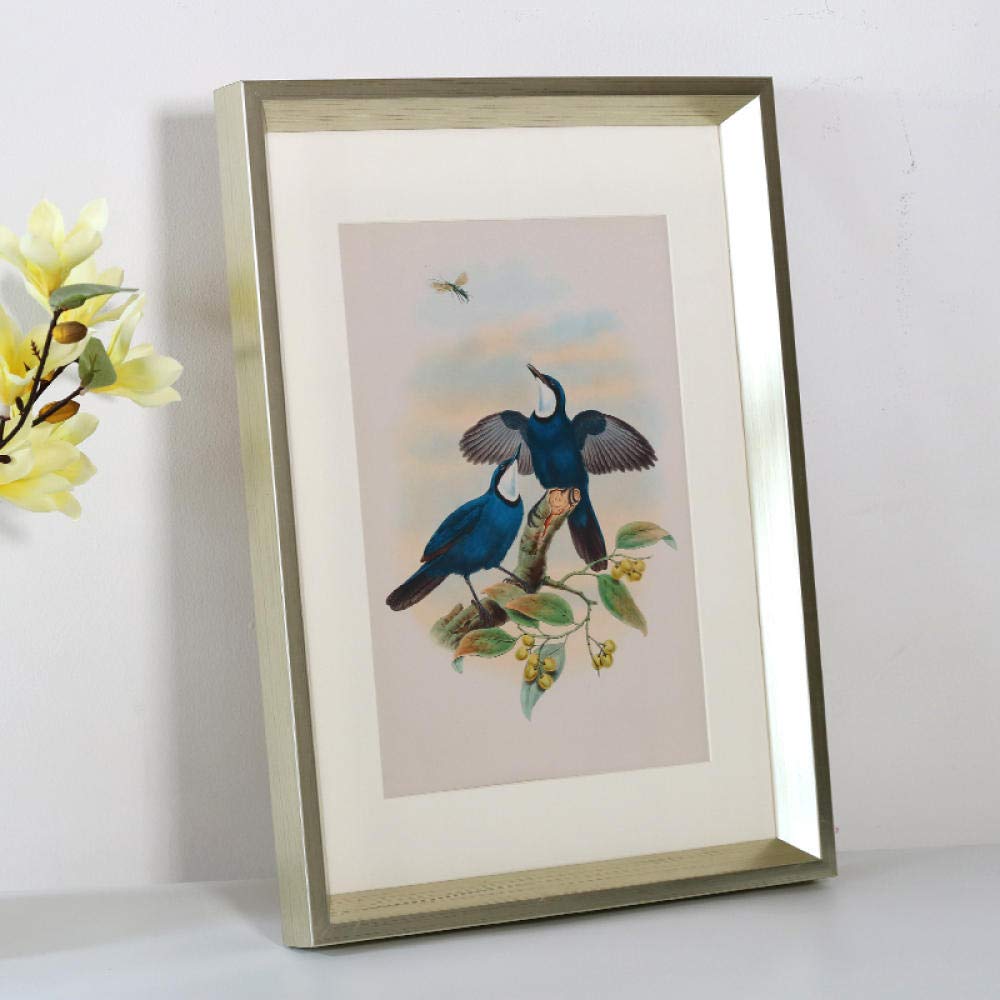 Fotorahmen Modern Wohnkultur Massivholz Silberwand 26,5 × 38 cm