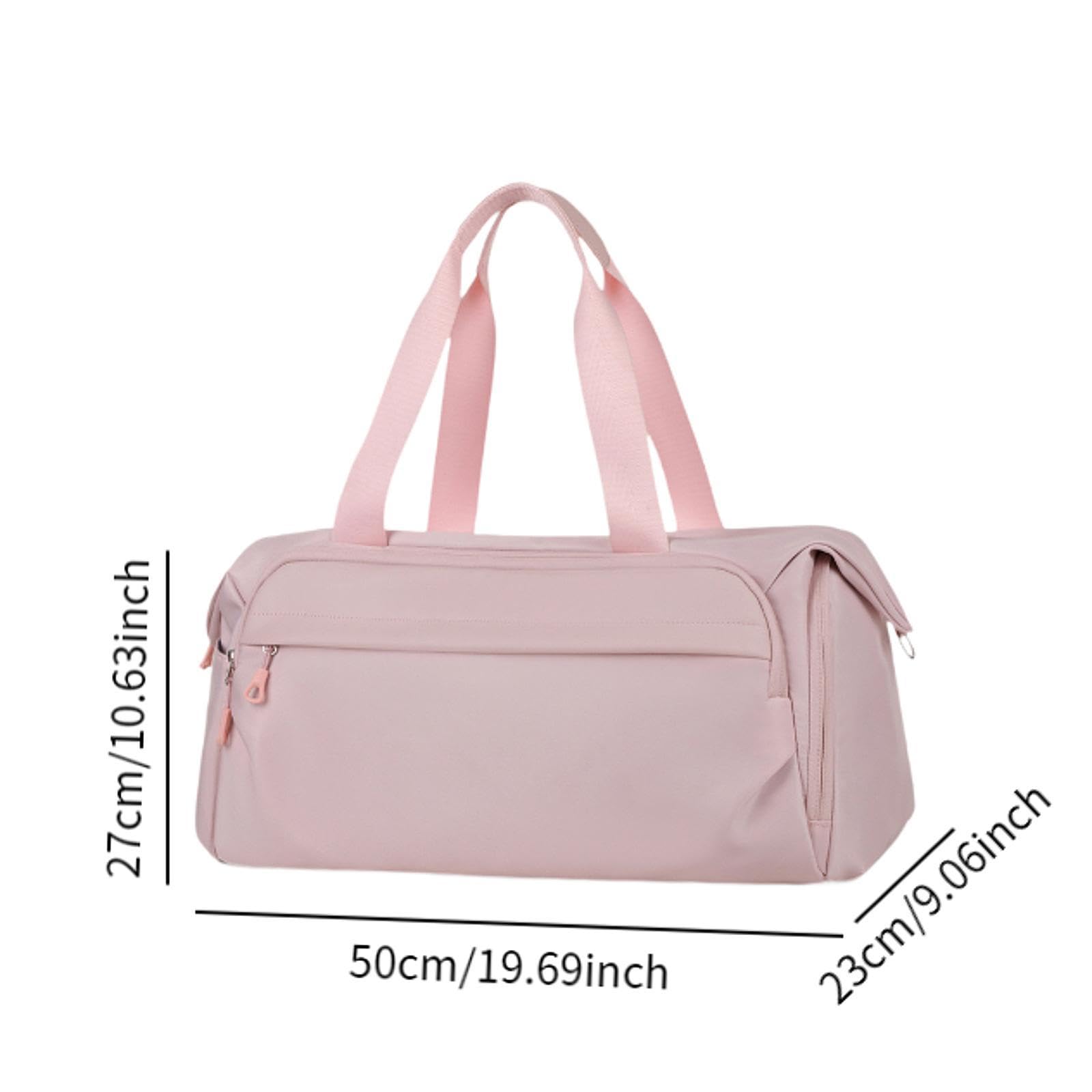 Bolsa de Gimnasio Deportiva con Compartimento para Zapatos Y Bolsillo Impermeable. Bolsa de Deporte Ligera Y Práctica para Gimnasio, Entrenami